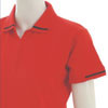 Ladies Elegance Golf Shirt - Red/Black