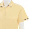 Ladies Elegance Golf Shirt - Lemon/Navy