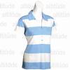 Ladies Fairway Golf Shirt - Sky/White