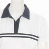 Ladies Malibu Golf Shirt - White/Navy
