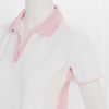 Ladies Pastel Polo Golf Shirt - White/Pink