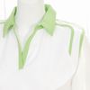 Ladies Tina Golf Shirt - White/Lime