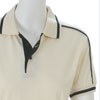 Ladies Trendsetter Golf Shirt - Natural/Black