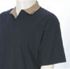 Luke Golf Shirt - Navy/Stone