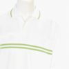 Malibu Golf Shirt - White/Lime