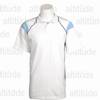 Balance Golf Shirt - White/Sky/Navy