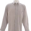 Mens Oxford Long Sleeve Shirt - Stone