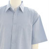 Mens Oxford Short Sleeve Shirt - Sky