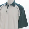 Pinnacle Golf Shirt - White/Teal