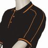 Prime Golf Shirt - Black/Orange