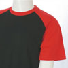 Raglan-T T-Shirt - Black/Red