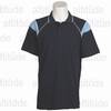 Mens Score Golf Shirt - Navy/Sky/White