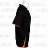 Tempo Golf Shirt - Black/Orange