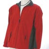 Trendi 2-Tone Jacket - Red/Charcoal