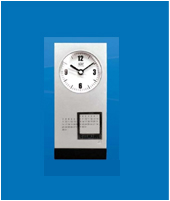 Plastic With Perpetual Calender Alarm Desk Clock