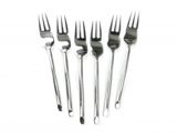 Nicolson Russell Wisteria Design 6 Piece Cake Fork Set Nicolson Russell Wisteria Design 6 Piece Cake Fork Set