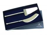 Nicolson Russell Magnolia Design 2 Piece Cake Serving Set Nicolson Russell Magnolia Design 2 Piece Cake Serving Set