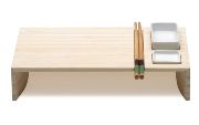 Legnoart Kobe Sushi Set With Ceramic Bowls Legnoart Kobe Sushi Set With Ceramic Bowls
