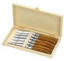 ean Dubost Laguiole 6 Piece Steak Knife Set ean Dubost Laguiole 6 Piece Steak Knife Set