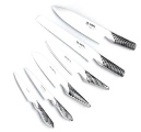 Global Six Piece Bulk Knife Set for Block Global Six Piece Bulk Knife Set for Block