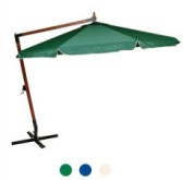 3 m Round Cantilever Umbrella - Natural Canvas