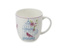 Maxwell & Williams Aviary Coupe Mug 380Ml Whitee - Min Orders Ap Maxwell & Williams Aviary Coupe Mug 380Ml Whitee - Min Orders Ap