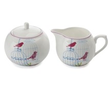 Maxwell & Williams Aviary Sugar & Creamer Gb - Min Orders Apply Maxwell & Williams Aviary Sugar & Creamer Gb - Min Orders Apply