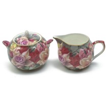Maxwell & Williams Bone China Royal Sugar & Creamer Posey - Min Maxwell & Williams Bone China Royal Sugar & Creamer Posey - Min