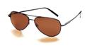 Serengeti Aviator (Sm) Mat Blk  Drivers Polarised Sunglasses