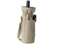 Single Bottle Cooler Bag-Khakhi