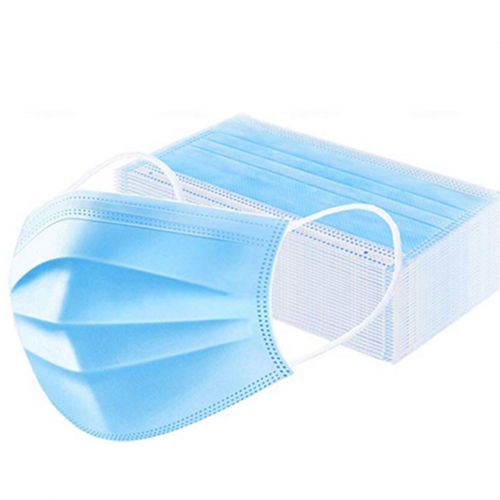 50PC Disposable 3-Ply Face Mask. CE and FDA approved - Min 1 Box