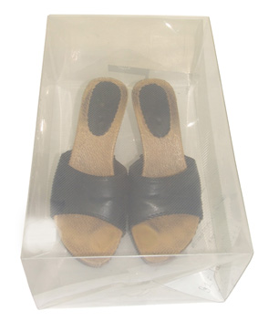 Storeeze clear shoe box large(set of 2)