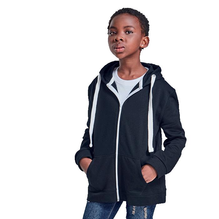 Barron Kiddies Brighton Hooded Sweater - Avail in: Black, Navy,