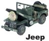 JEEP ARMY REPLICA WITH CLOCK