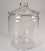 Glass Jar & Lid 1 Gallon 3.8L