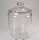 Glass Jar & Lid Half Gallon 1.9L