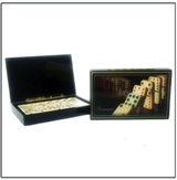 Dominoes in Wooden Box 20cm