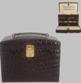 Brown Croco Jewellery Box 22*12*17.5cm Brown Croco Jewellery Box 22*12*17.5cm