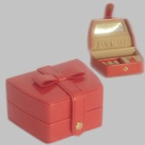 Coral Shiny PU Pink Jewellery Box 5 * 10 * 9.5cm Coral Shiny PU Pink Jewellery Box 5 * 10 * 9.5cm