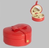 Coral Shiny PU Pink Jewellery Box in Heart Shape 5 * 10 * 8.5cm Coral Shiny PU Pink Jewellery Box in Heart Shape 5 * 10 * 8.5cm
