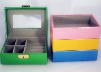 Faux Leather stackable Jewelley Box - 16*12*21cm Faux Leather stackable Jewelley Box - 16*12*21cm