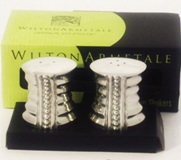 Wilton Armetale Salt & Pepper Set in Gift Box - 7cm