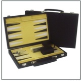 Water Weave Design Backgammon Set 12 inch