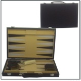 Water Weave Design Backgammon Set 15 inch