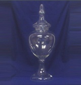 Footed Jar and Lid 60cm High Footed Jar and Lid 60cm High