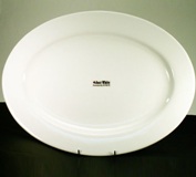 White Oval Platter 28 * 40cm