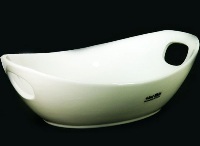 White Oval Serving Bowl 38cm