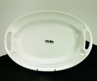 White Oval Platter 38cm