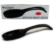 Black Spoon Rest - 25cm