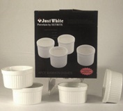 White 4 Pc Ramekin Set